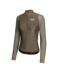Pas Normal Studios Women's Mechanism Thermal Long Sleeve Jersey Earth / Dark Stone