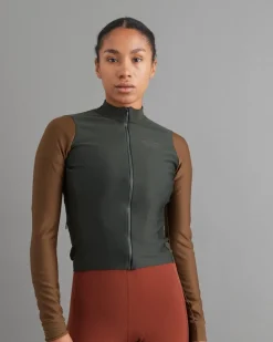 Pas Normal Studios Women's Mechanism Thermal Long Sleeve Jersey Dark Olive Army Brown