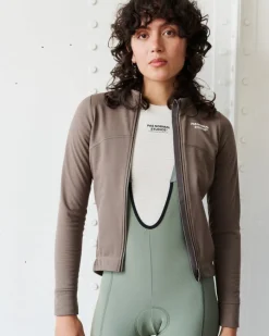 Pas Normal Studios Women's Essential Thermal Long Sleeve Jersey Ash Brown