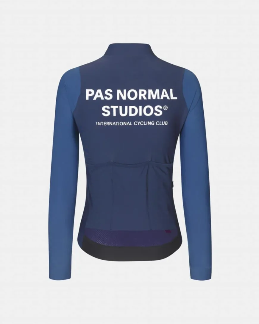Pas Normal Studios Women's Mechanism Thermal Long Sleeve Jersey Dark Blue