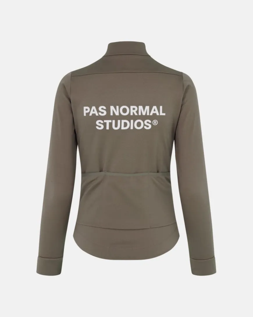 Pas Normal Studios Women's Essential Thermal Long Sleeve Jersey Ash Brown
