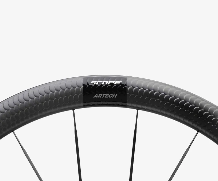 Scope Cycling Wielset Artech 4.A Disc Black Shimano