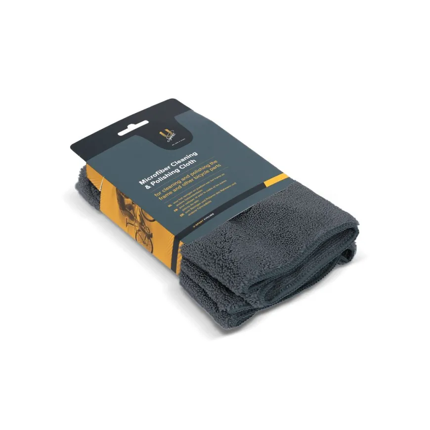 U-sport Microfiber Cleaning & Polishing Cloth Grijs